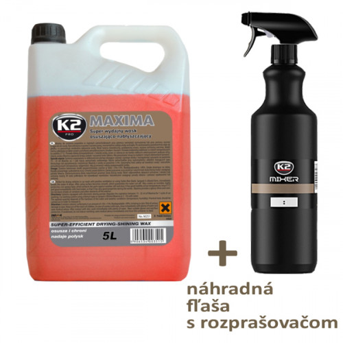 K2 MAXIMA 5L + MIXER HDPE 1L (náhradná fľaša)