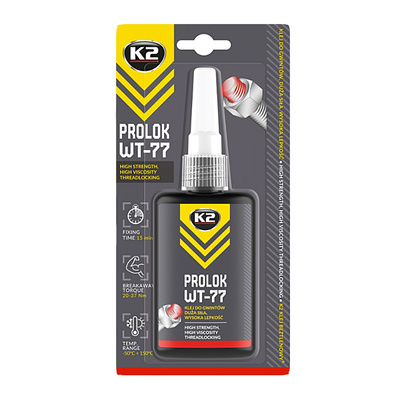 PROLOK WT-77 HIGH 50ml na závity - vysoká pevnosť
